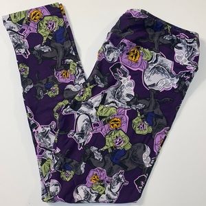 LuLaRoe Leggings. Headless Horseman. Holiday. TC. Size 12-18. NWT.